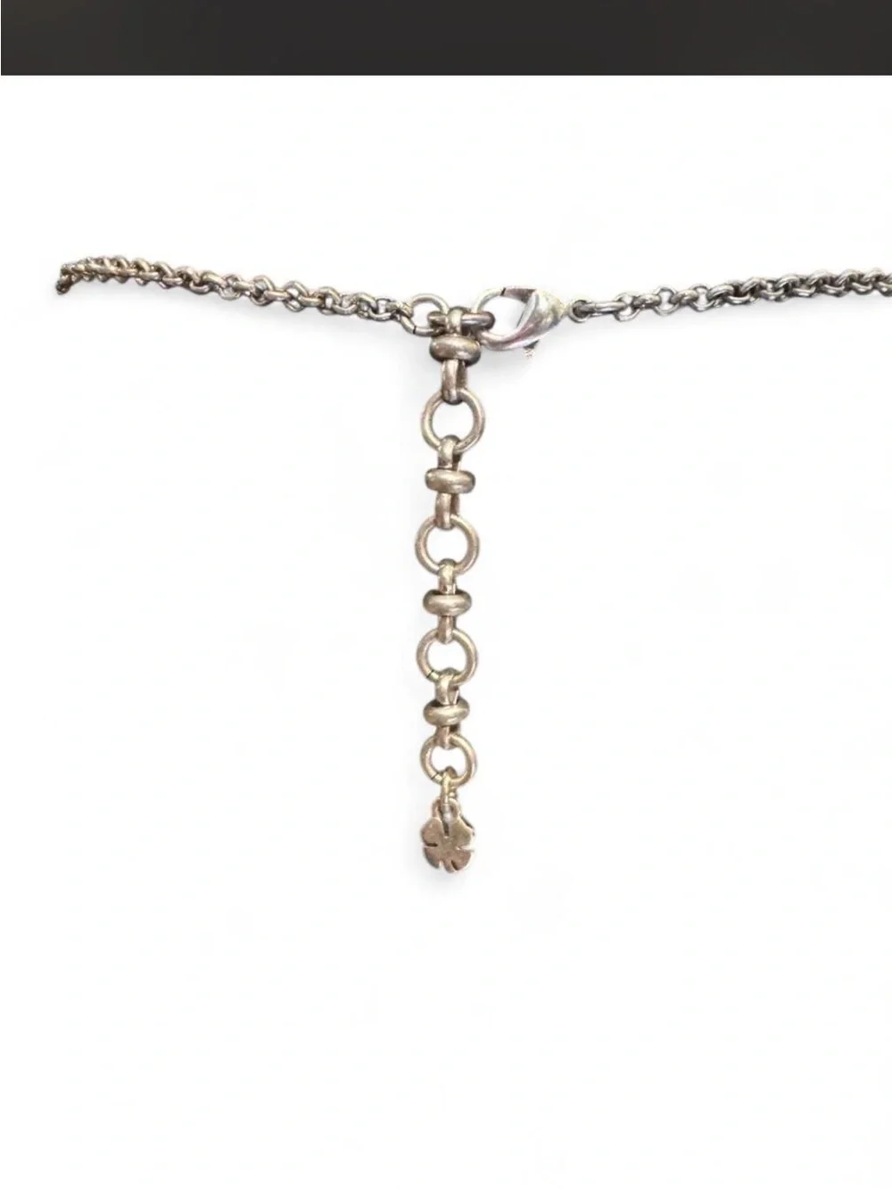 Lucky Brand Silver-Tone Necklace with Navy Blue Stones - Women Jewelry